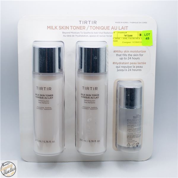 2 X 200ML + 50ML TIRTIR MILK SKIN TONER