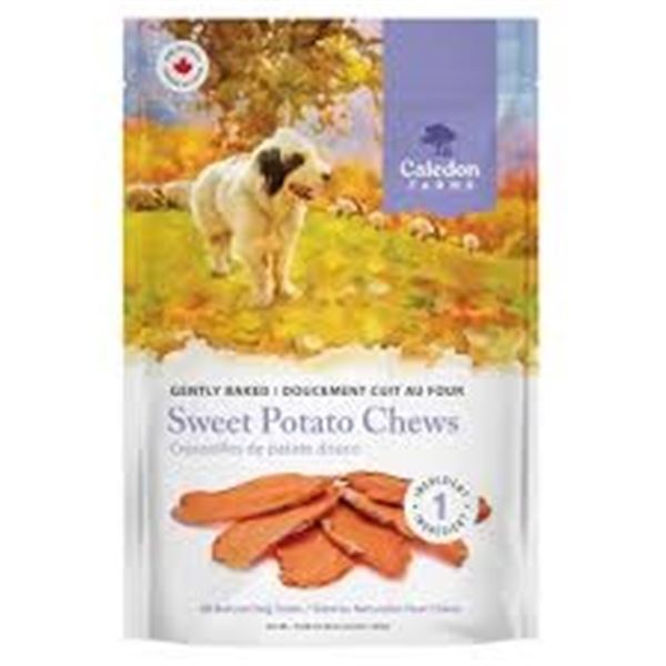 1.02KG CALEDON FARMS SWEET POTATO CHEWS DOG TREATS