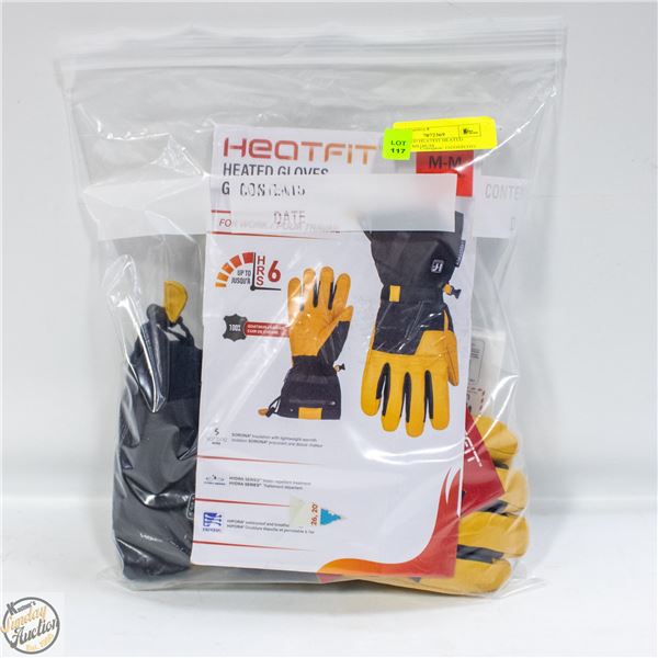 REPACKED HEATFIT HEATED GLOVES MEDIUM