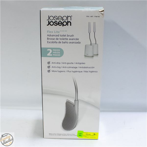 2PC JOSEPH JOSEPH ADVANCED TOILET BRUSH