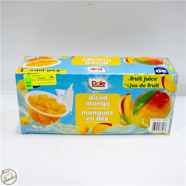 18 X 107ML DOLE DICED MANGO CUPS
