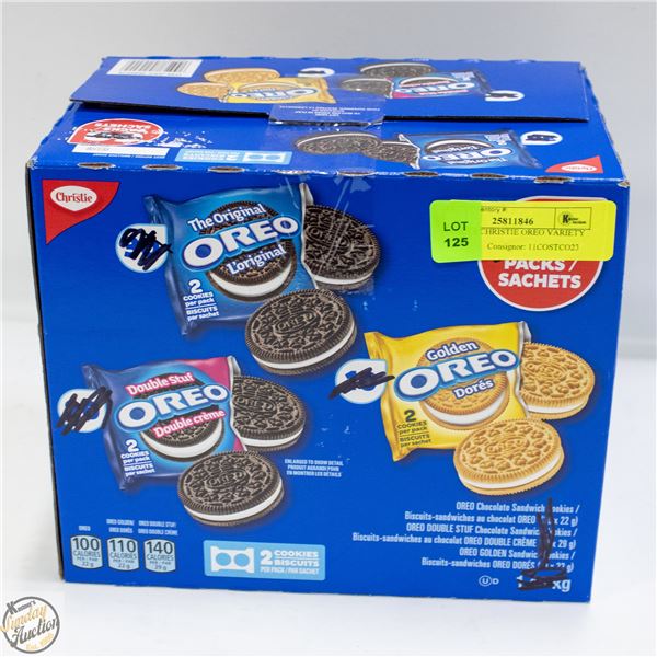 59 PACKS CHRISTIE OREO VARIETY PACKS