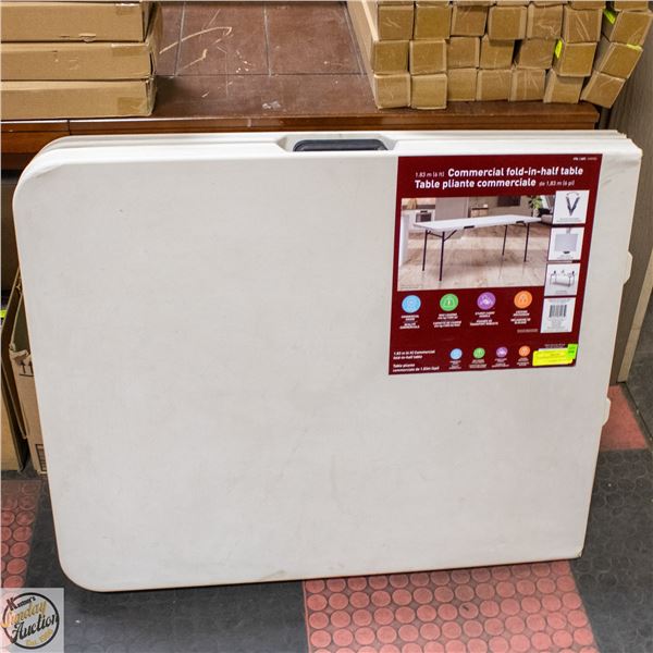 6 FOOT FOLD IN HALF TABLE