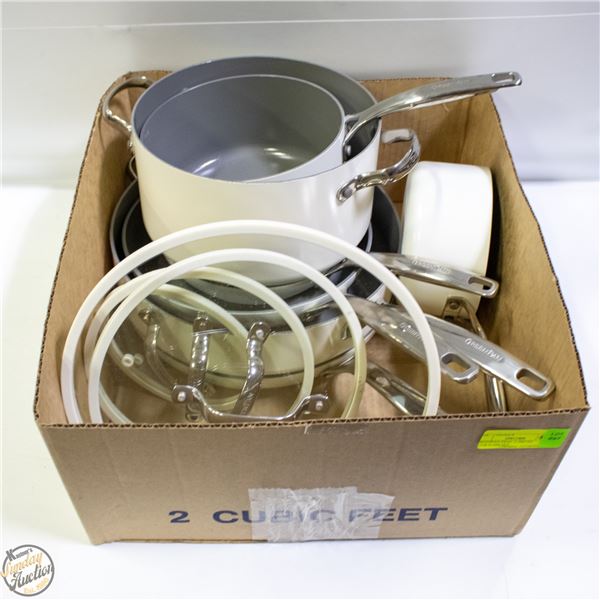 GREENPAN ERAS 11 PIECES COOKWARE SET