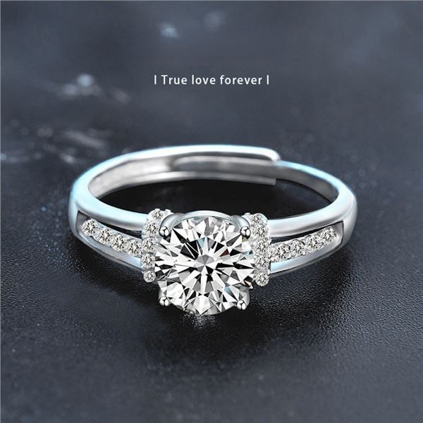 1 CT GRA CERTIFIED ROUND BRILLIANT MOISSANITE