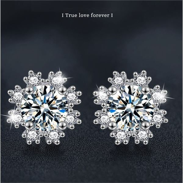 1 CT GRA CERTIFIED SNOWFLAKE STYLE ROUND BRILLIANT