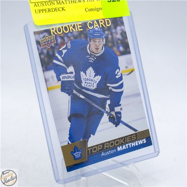 AUSTON MATTHEWS TOP ROOKIES UPPERDECK