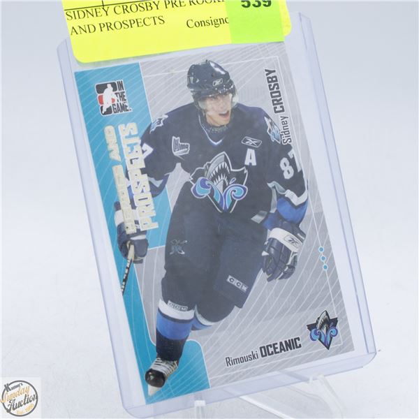SIDNEY CROSBY PRE ROOKIE HEROS AND PROSPECTS