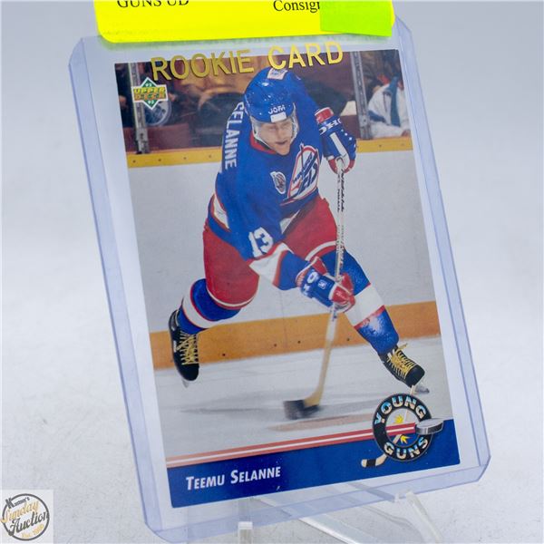 TEEMU SELANNE ROOKIE YOUNG GUNS UD