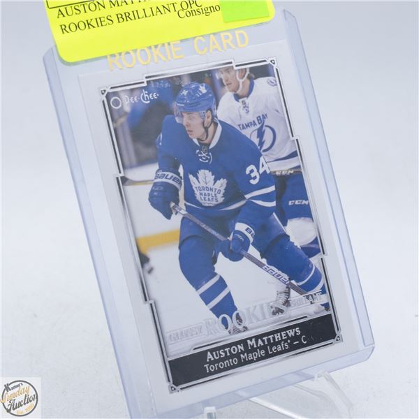 AUSTON MATTHEWS GLOSSY ROOKIES BRILLIANT OPC