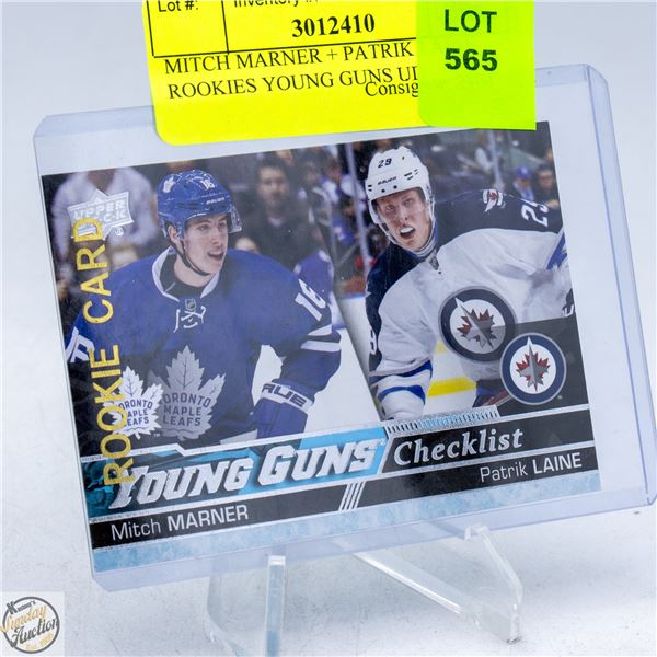 MITCH MARNER + PATRIK LAINE ROOKIES YOUNG GUNS UD