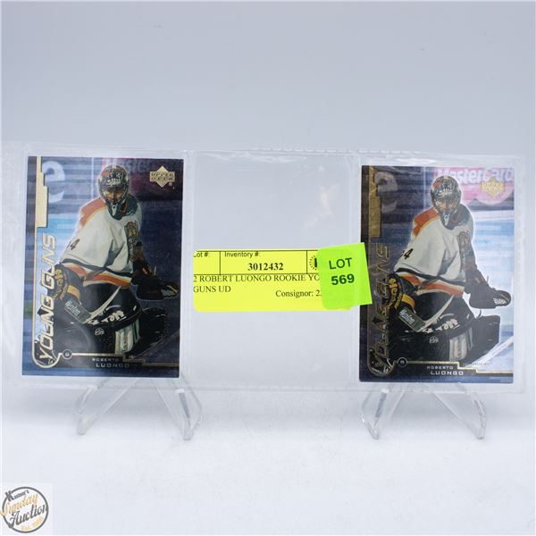 2 ROBERT LUONGO ROOKIE YOUNG GUNS UD