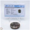 Image 1 : 101CTS NATURAL GOLDEN SAPPHIRE GEMSTONE COA