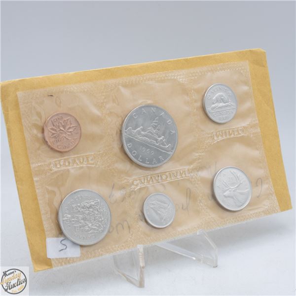 1969 CANADA UNCIRCULATED RCM COIN SET