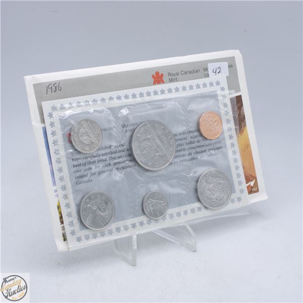 1986 CANADA UNCIRCULATED RCM COIN SET