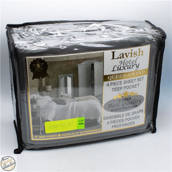 BRAND NEW LAVISH HOTEL LUXURY QUEEN SHEET SET