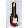 Image 1 : G.BURTON STRAT STYLE ELECTRIC WITH SOFT CASE