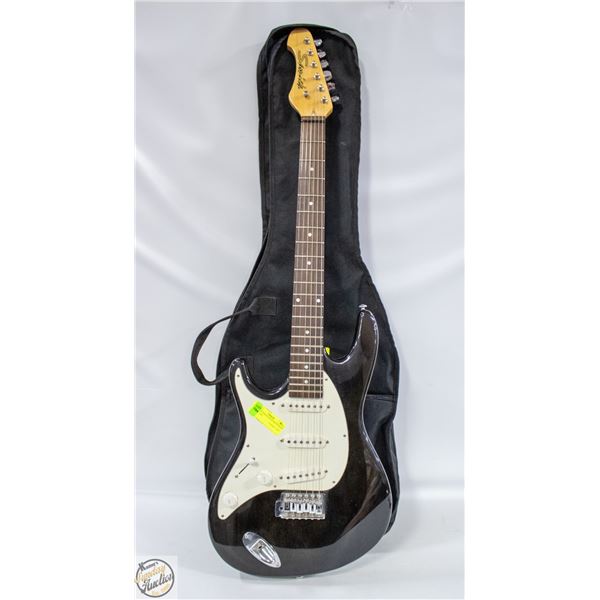 SAMICK STRAT STYLE LEFTY WITH SOFT CASE