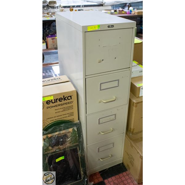 FILING CABINET 4 DRAWERS H-52" W-15" L-26.5"