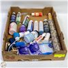 Image 1 : FLAT FULL OF ACRYLIC PAINTS, GLUE GUN AND