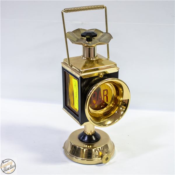 VINTAGE MID-CENTURY BAR LIGHT W/ DIFFUSER