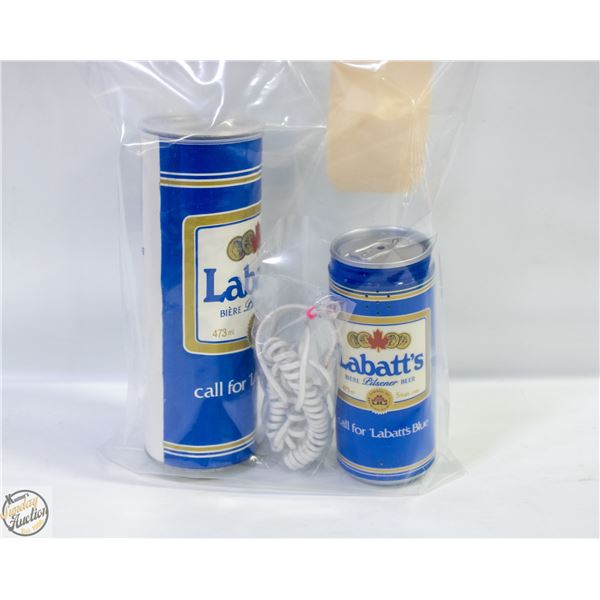 LABATTS PILSNER BEER CAN TELEPHONE IN CASE