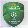 Image 1 : HEINEKEN MEDAL DISPLAY UEFA CHAMPIONS 34" X 27"