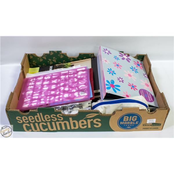 FLAT WITH ARTS & CRAFTS SUPPLIES - SKETCH