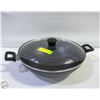 Image 1 : T-FAL NON-STICK WOK - 14" DIAMETER WITH