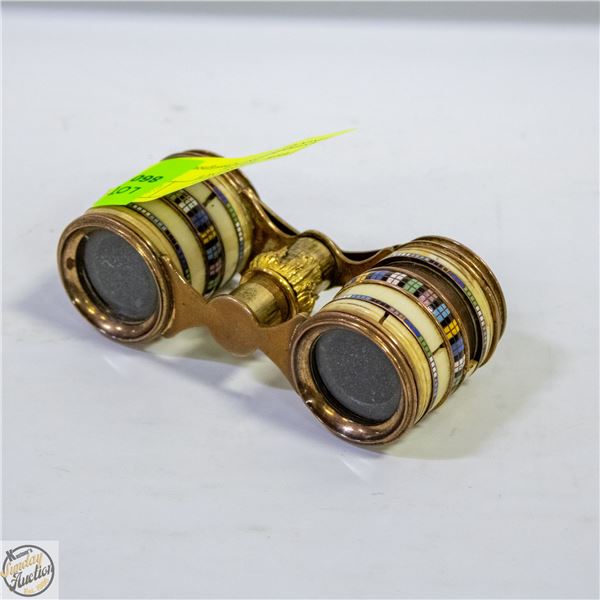 ANTIQUE PARIS FRANCE BINOCULARS-ESTATE