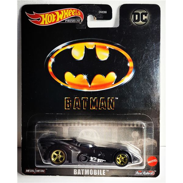 14) HOTWHEELS PREMIUM BATMAN METAL BATMOBILE