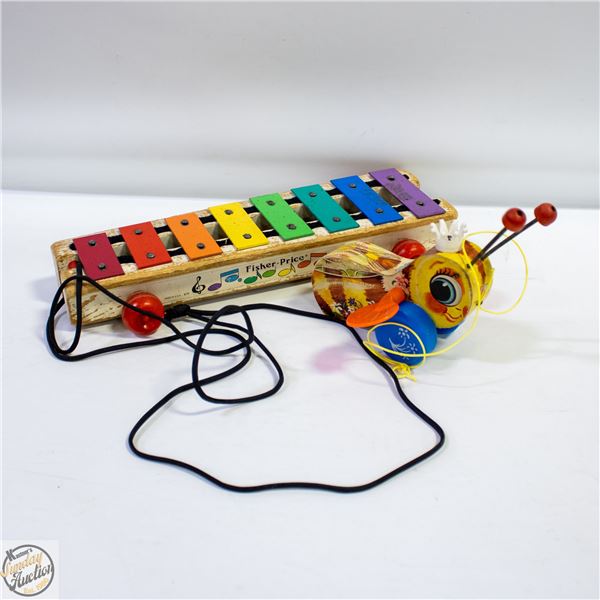 VINTAGE FISHER PRICE TOYS TOGETHER-ESTATE