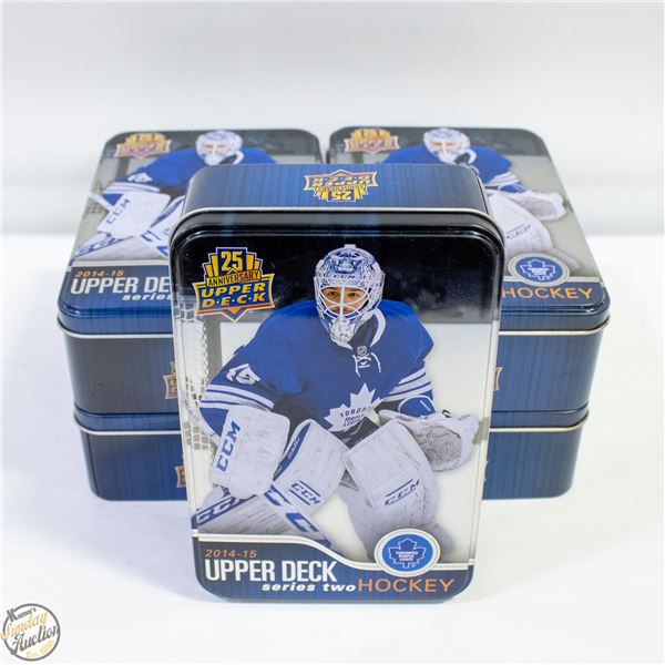 5 TINS CARDS 2014-2015 SERIES 2 UPPER DECK