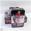 Image 1 : 4 TINS CARDS 2015-2016 SERIES 1 & 2 OPENED