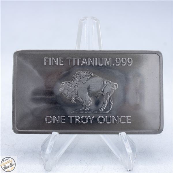 #4075-.999 FINE TITANIUM 1 TROY OUNCE BULLION