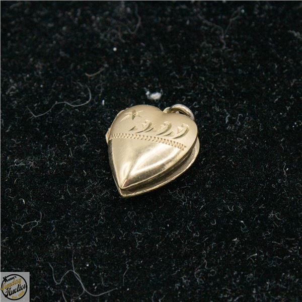 VINTAGE FORSTNER 10 KT 1/20 GF HEART LOCKET