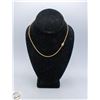 Image 1 : 12K 1/20 GF GOLD FILLED NECKLACE, 16 INCH LONG