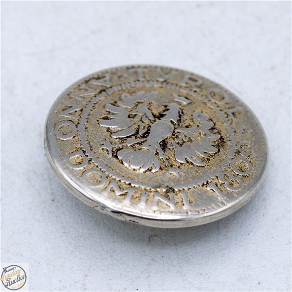 VINTAGE  / ANTIQUE ANNO DOMINI 1809 TYROL BUTTON