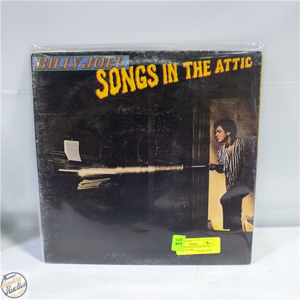 BILLY JOEL SONGS IN THE ATTIC VINYL LP RECORD
