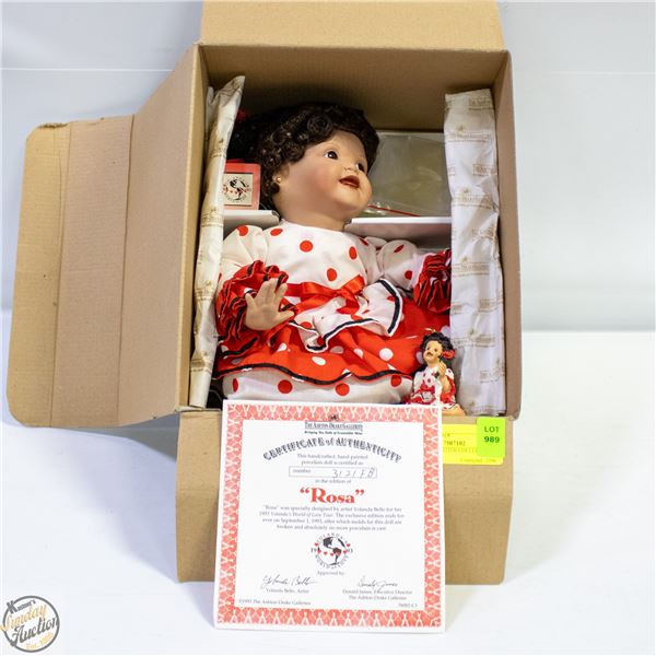 "ROSA"  NO.3121FB COLLECTOR DOLL
