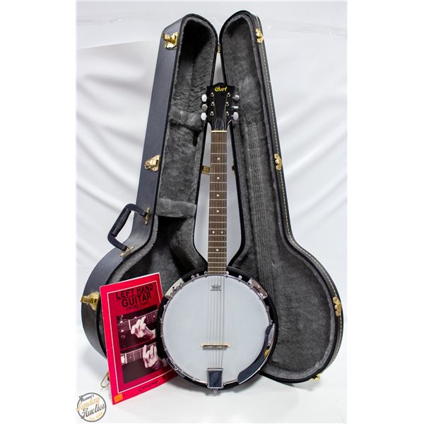 CORT BANJO WITH CASE - LEFT HANDED