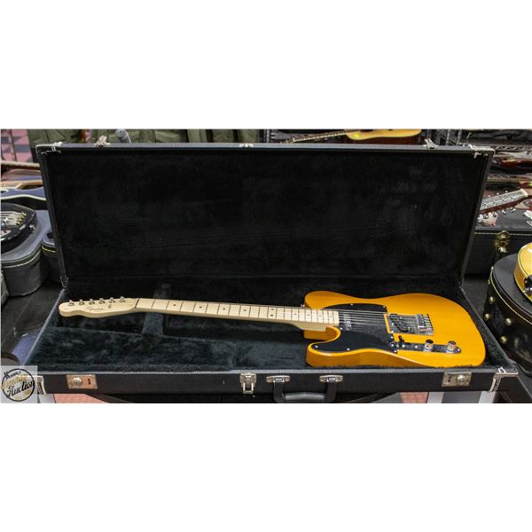 SQUIRE BY FENDER TELE ELECTRIC GUITAR WITH CASE