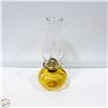 Image 1 : VINTAGE GLASS OIL LAMP LATE 19TH CENTURY