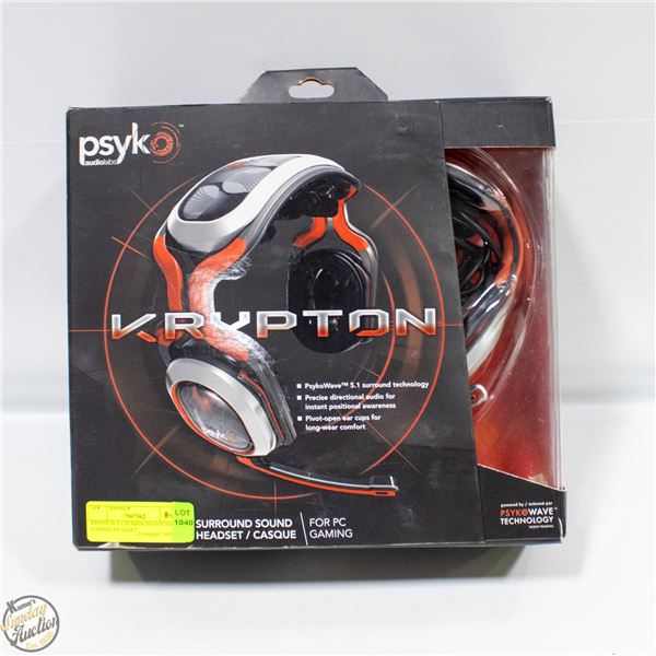 KRYPTON 5.1 SURROUND SOUND GAMING HEADSET