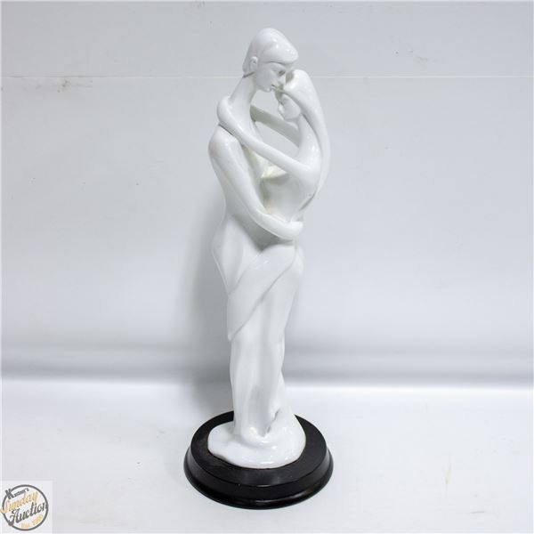 ROYAL DOULTON LOVERS BONE CHINA STATUE 12”