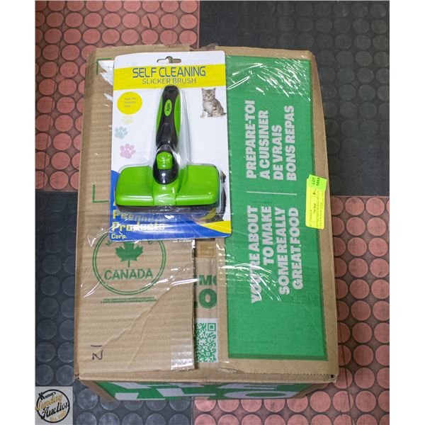 21 PET BRUSHES WORKS ON CATS OR DOGS PUSH BUTTON