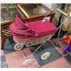 Image 1 : VINTAGE GIRLS DOLL PRAM - BUGGY STROLLER