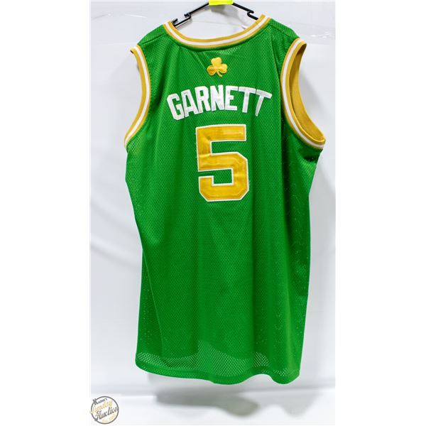 VINTAGE ADIDAS BOSTON CELTICS GARNETT JERSEY #5