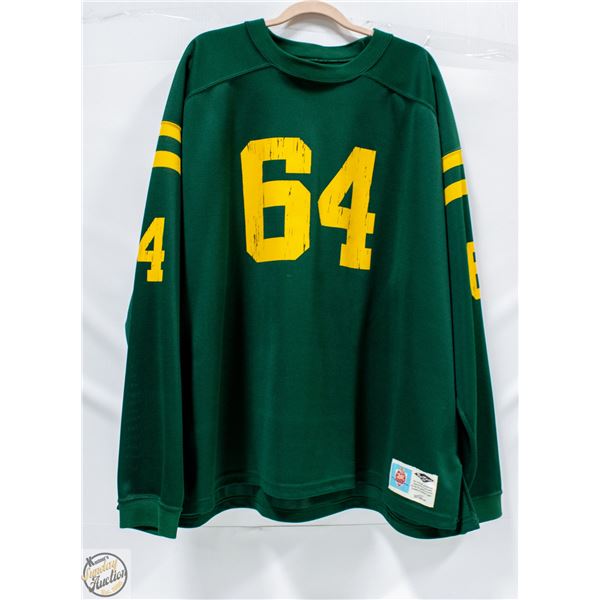 VINTAGE EDMONTON ESKIMOS #64 JERSEY SIZE XXL CIRCA