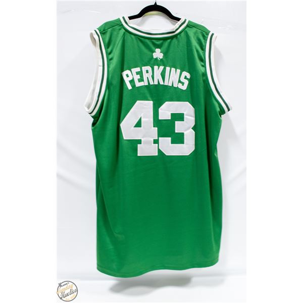 ADIDAS PERKIN BOSTON CELTICS JERSEY #43 SZ 56